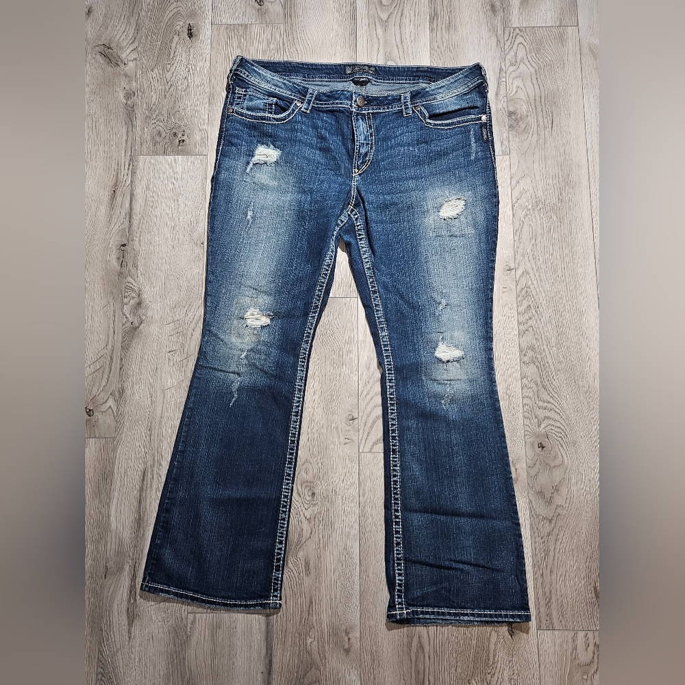 VGUC Pioneer Silver Jeans